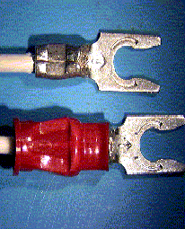 Crimping spade deals connectors